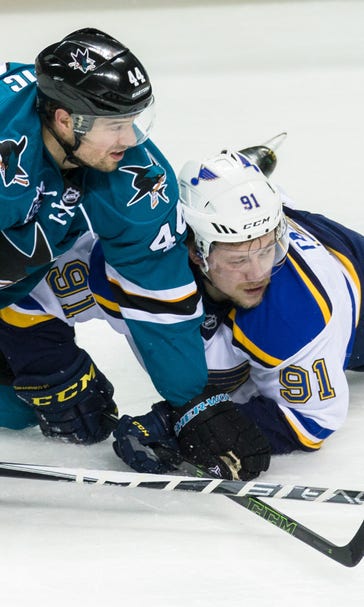 Blues visit San Jose in middle game of California swing